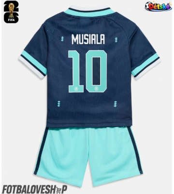 Německo Jamal Musiala #10 Dětské Venkovní Dres MS 2026 Krátký Rukáv (+ trenýrky)